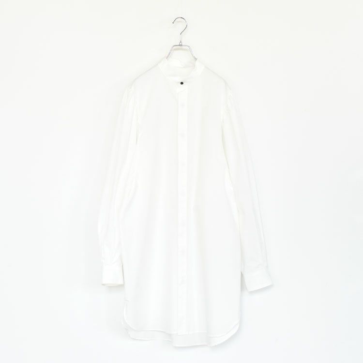 GATHER SLEEVE LONG SHT ギャザースリーブ ロングシャツ