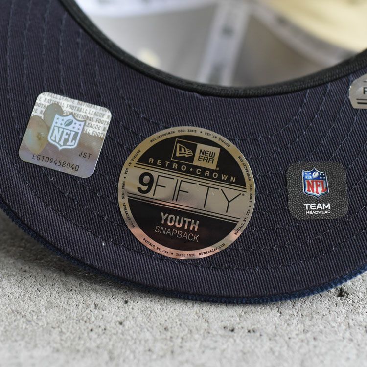 キッズ Youth RC 9FIFTY Powered by GORO NAKATSUGAWA（MIN-NANO） ニューヨーク・ジャイアンツ アイボリー ネイビー