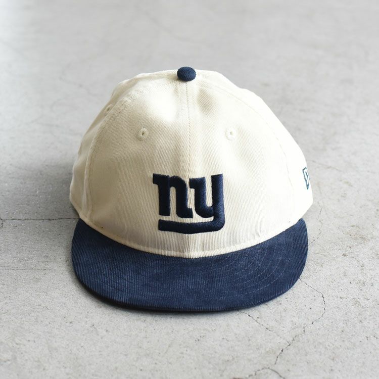 キッズ Youth RC 9FIFTY Powered by GORO NAKATSUGAWA（MIN-NANO） ニューヨーク・ジャイアンツ アイボリー ネイビー