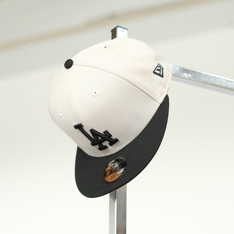 キッズ Youth 9FIFTY Powered by GORO NAKATSUGAWA（MIN-NANO） ロサンゼルス・ドジャース ストーン ブラック
