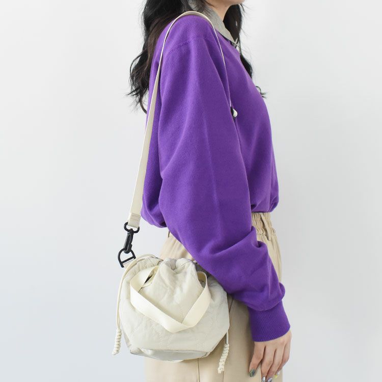 PUFF QUILT DRAWSTRING BAG パフキルト ドローストリングバッグ