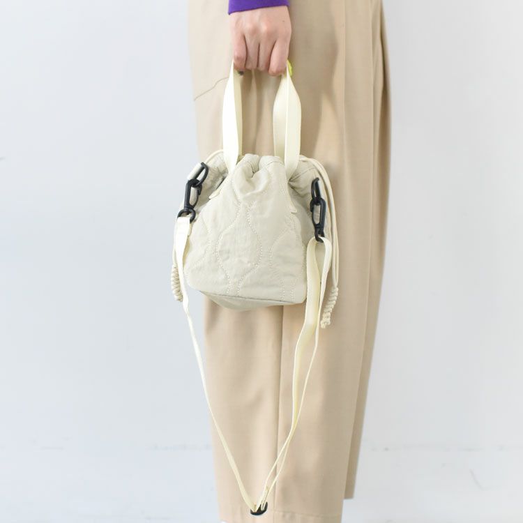 PUFF QUILT DRAWSTRING BAG パフキルト ドローストリングバッグ