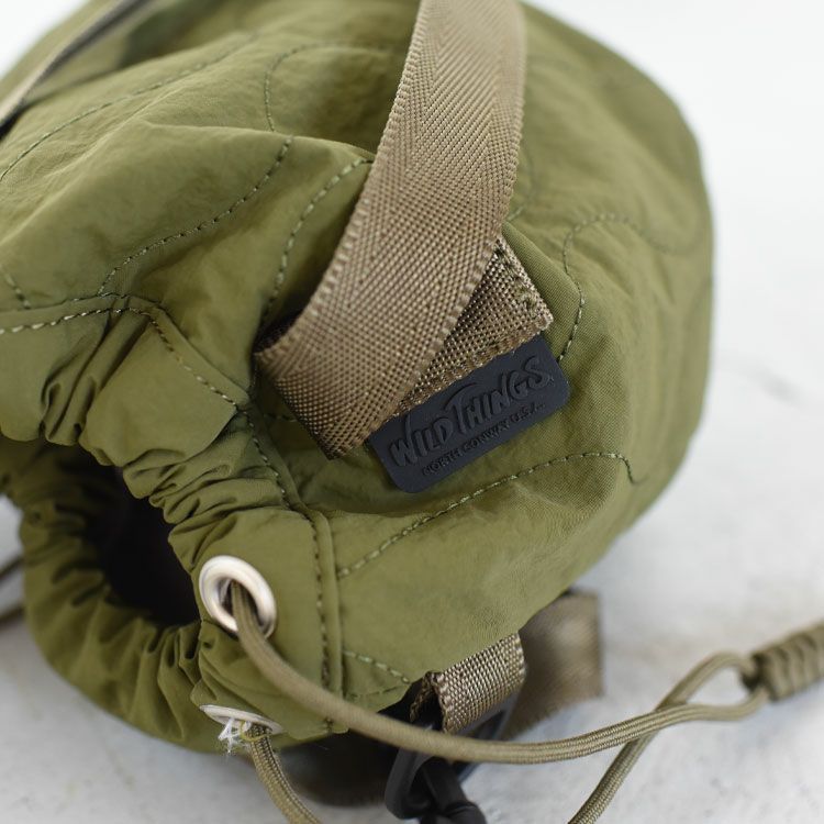 PUFF QUILT DRAWSTRING BAG パフキルト ドローストリングバッグ