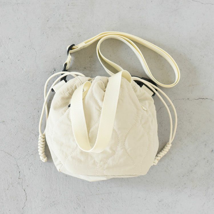 PUFF QUILT DRAWSTRING BAG パフキルト ドローストリングバッグ