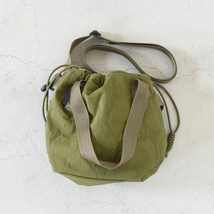 PUFF QUILT DRAWSTRING BAG パフキルト ドローストリングバッグ