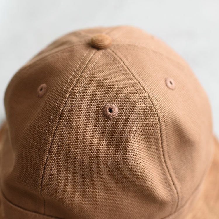 エクスプローラー Powered by GORO NAKATSUGAWA（MIN-NANO） ブラウンキャンバス カーキコーデュロイブリム