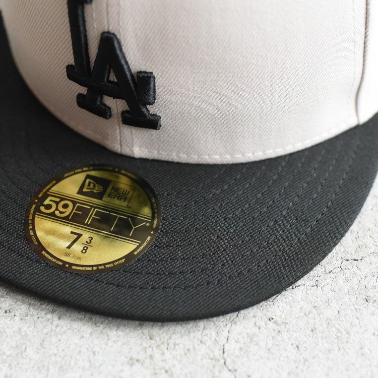 59FIFTY Powered by GORO NAKATSUGAWA（MIN-NANO） ロサンゼルス・ドジャース ストーン ブラックバイザー