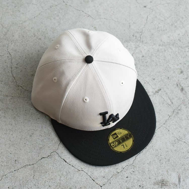 59FIFTY Powered by GORO NAKATSUGAWA（MIN-NANO） ロサンゼルス・ドジャース ストーン ブラックバイザー