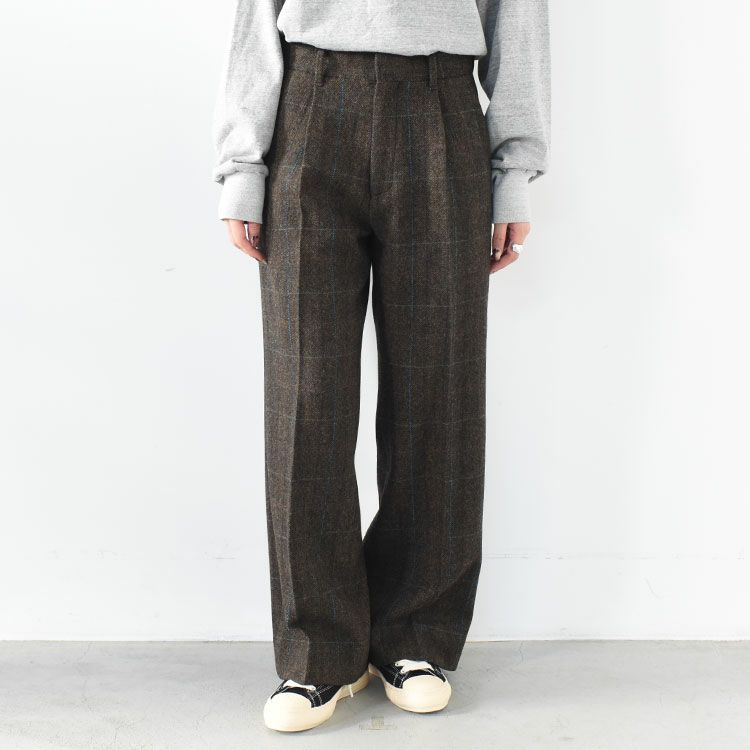 WOOL SEMI FLARE PANTS ウール セミフレアパンツ
