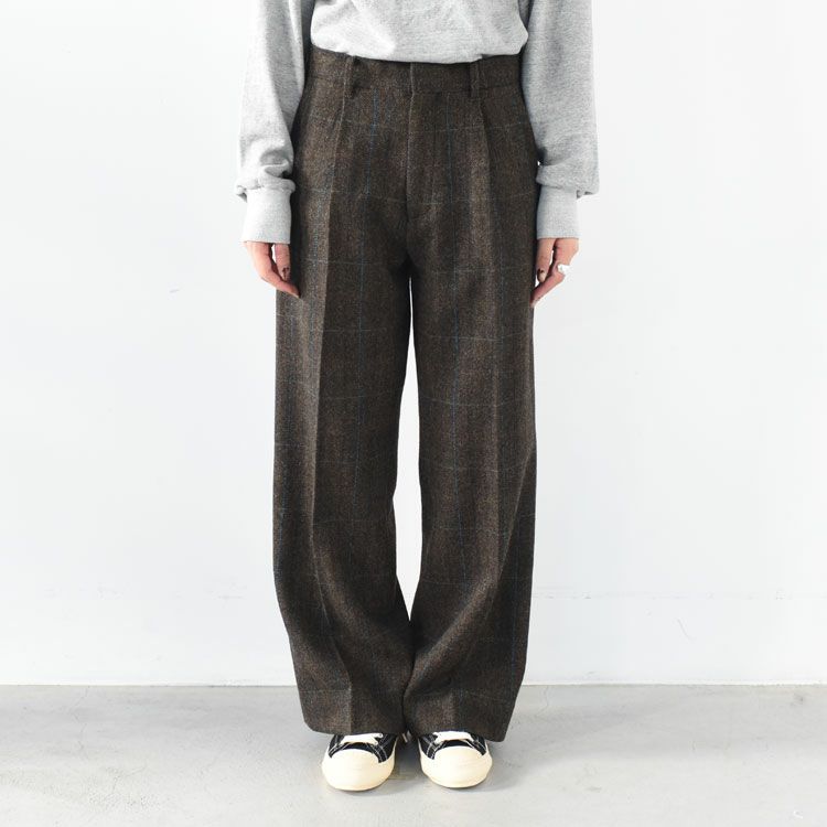 WOOL SEMI FLARE PANTS ウール セミフレアパンツ