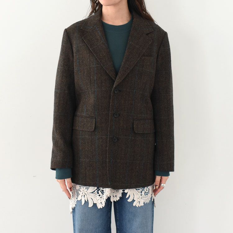 WOOL SINGLE BREASTED JACKET ウール シングルブレストジャケット