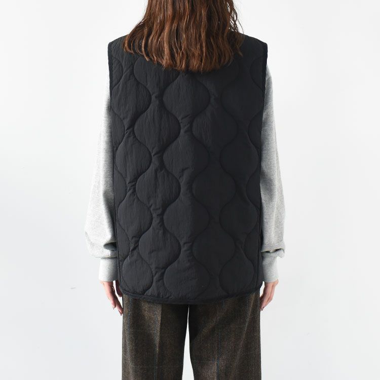 CHINA BUTTON QUILTED VEST チャイナボタン キルティングベスト