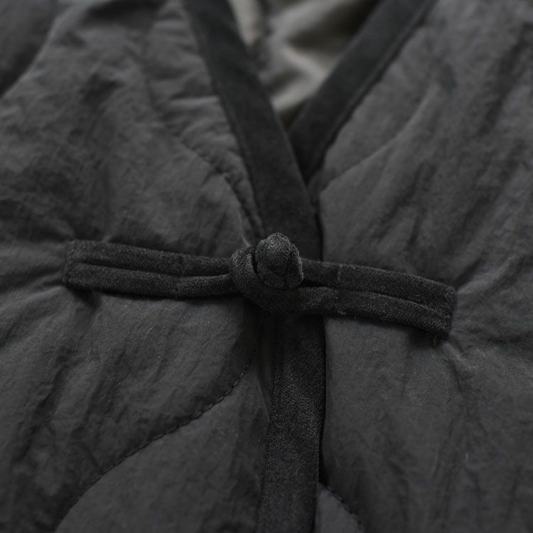 CHINA BUTTON QUILTED VEST チャイナボタン キルティングベスト