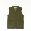 CHINA BUTTON QUILTED VEST チャイナボタン キルティングベスト