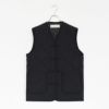 CHINA BUTTON QUILTED VEST チャイナボタン キルティングベスト