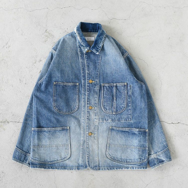 Organic Cotton 13.5Oz Selvedge Denim Coverall Jacket オーガニックコットン 13.5oz セルビッチデニム / カバーオールジャケット