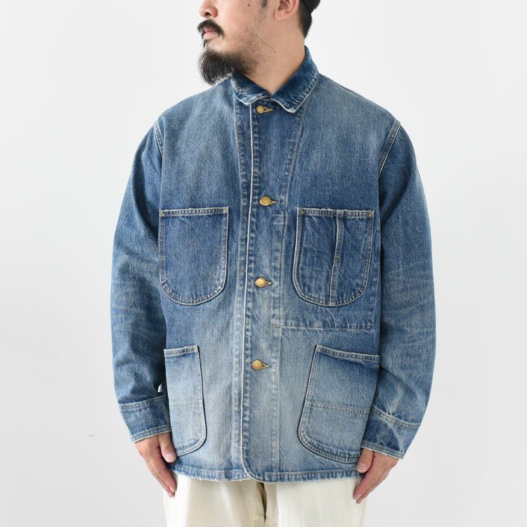 Organic Cotton 13.5Oz Selvedge Denim Coverall Jacket オーガニックコットン 13.5oz セルビッチデニム / カバーオールジャケット
