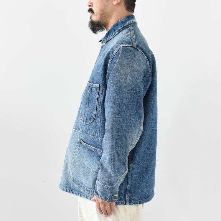 Organic Cotton 13.5Oz Selvedge Denim Coverall Jacket オーガニックコットン 13.5oz セルビッチデニム / カバーオールジャケット
