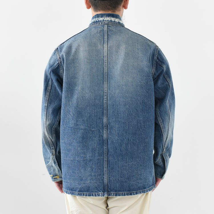 Organic Cotton 13.5Oz Selvedge Denim Coverall Jacket オーガニックコットン 13.5oz セルビッチデニム / カバーオールジャケット