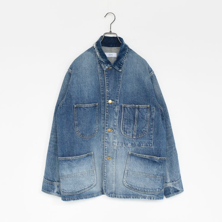 Organic Cotton 13.5Oz Selvedge Denim Coverall Jacket オーガニックコットン 13.5oz セルビッチデニム / カバーオールジャケット