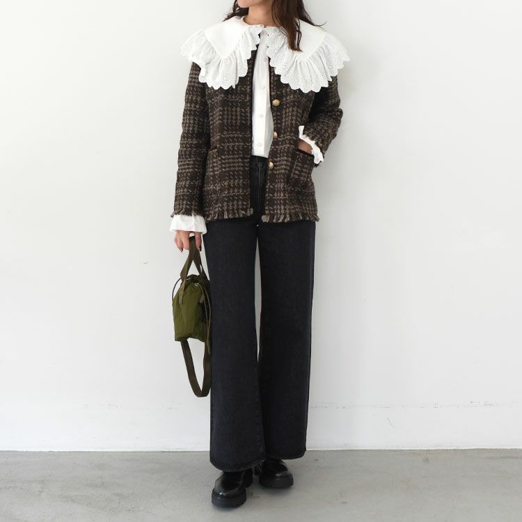 4POCKET KNIT FRINGE JACKET 4ポケット ニットフリンジジャケット