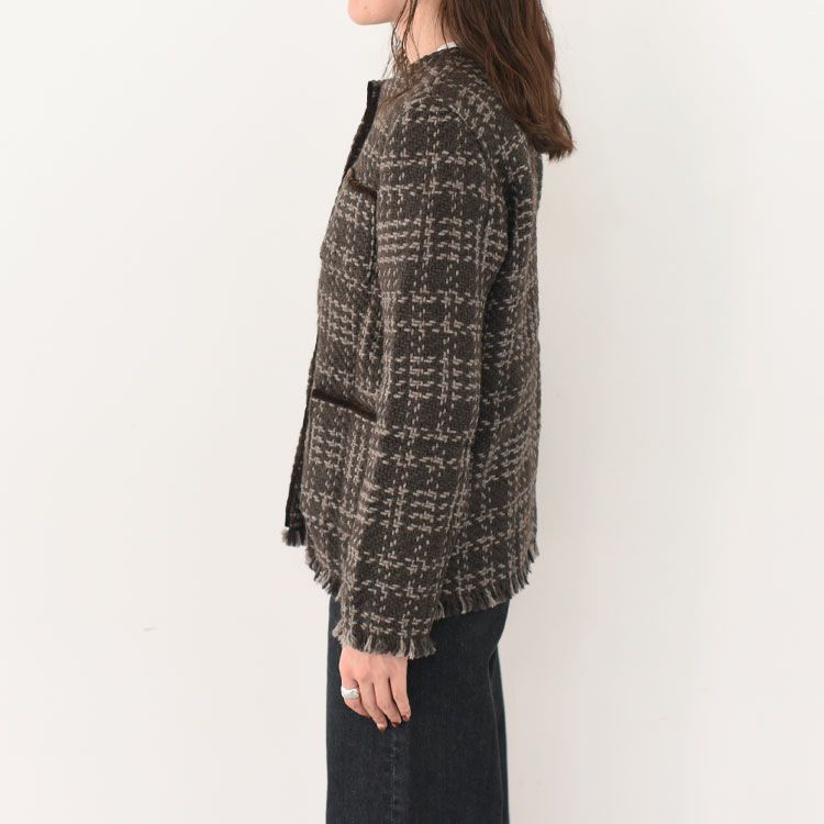 4POCKET KNIT FRINGE JACKET 4ポケット ニットフリンジジャケット