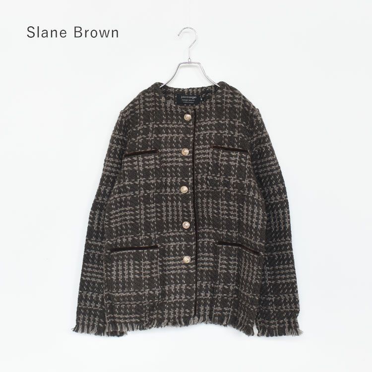 ジャケット・アウター John Branigan 4POCKET KNIT FRINGE JACKET セール】【John Branigan(ジョンブラニガン)】4POCKET KNIT