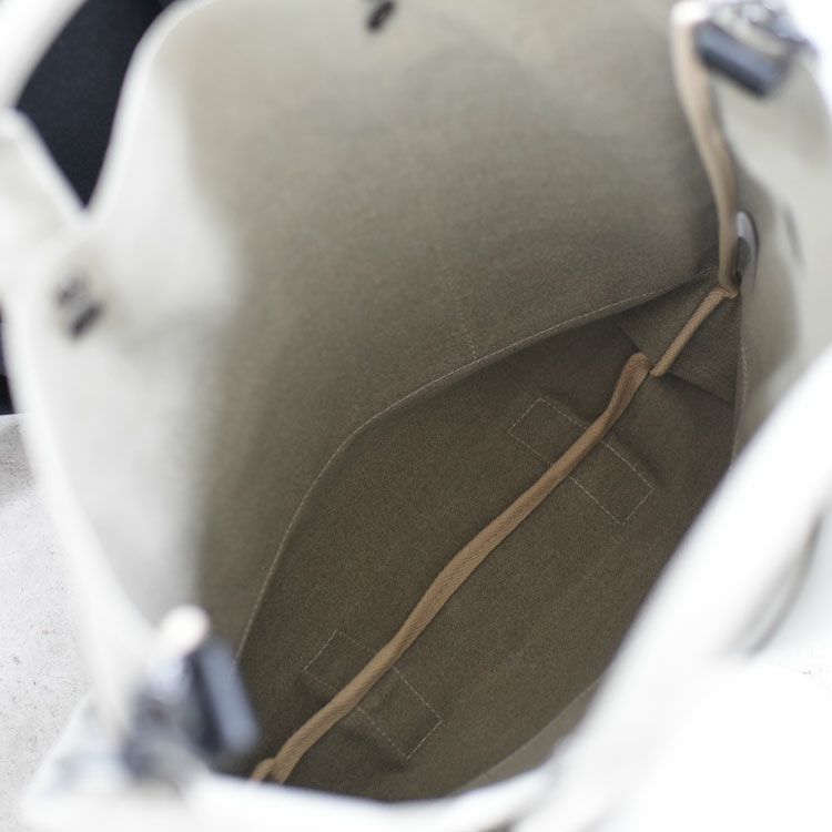 RECYCLED POLYESTER 2WAY TOTE(M) リサイクルポリエステル 2ウェイトートバッグ