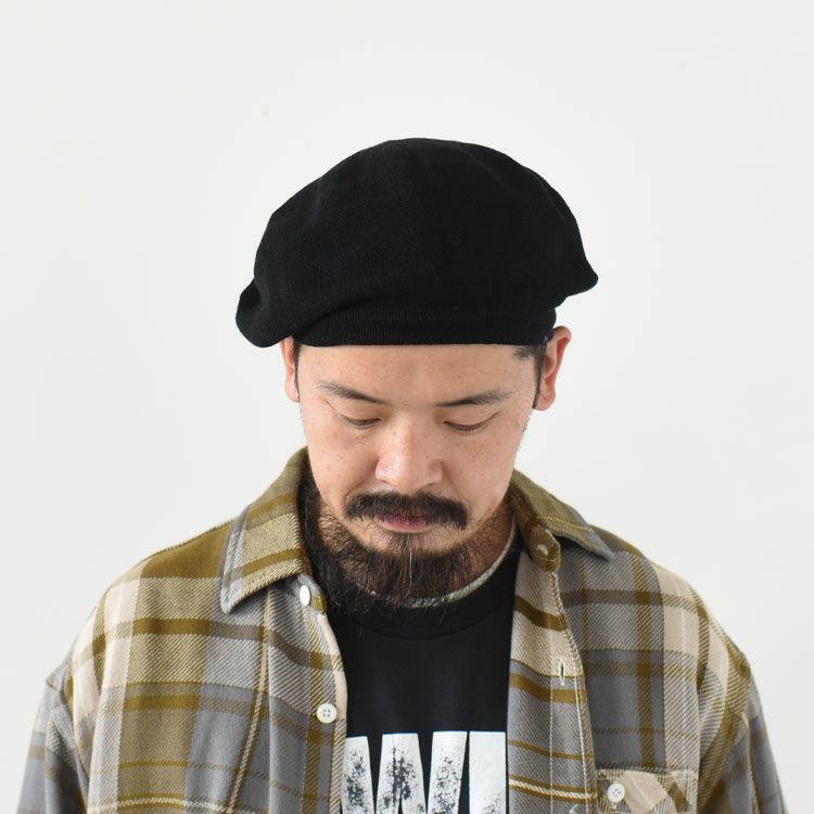 H/W KNIT BERET (TRICOLORE) ハンドワーク ニットベレー(トリコロール)