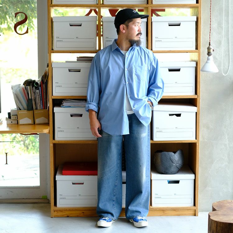 PC SNAP L/S SHIRT スナップロングスリーブシャツ 無地