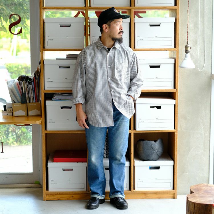 PC SNAP L/S SHIRT スナップロングスリーブシャツ