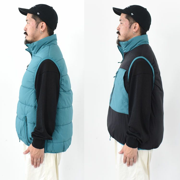 TECH REVERSIBLE CLIMBERS PUFF VEST テック リバーシブルクライマーズパフベスト