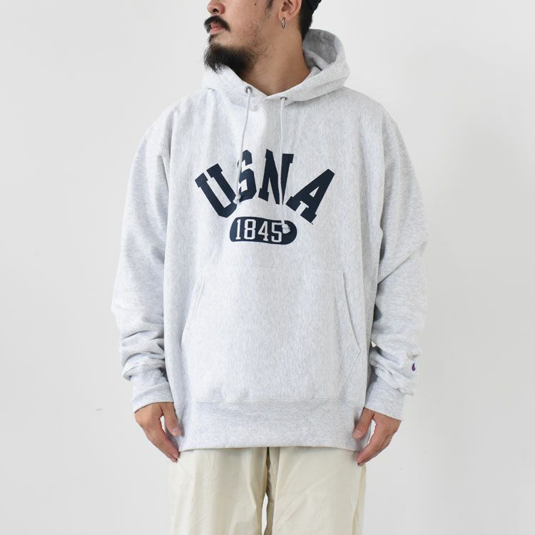 U.S.N.A. CHAMPION REVERSE WEAVE HOODIE リバースウィーブフーディー