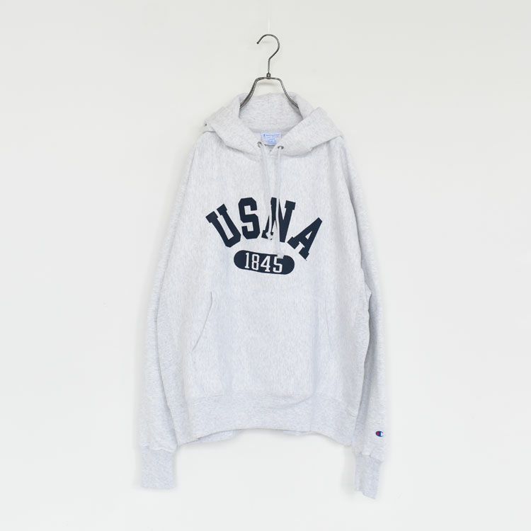 U.S.N.A. CHAMPION REVERSE WEAVE HOODIE リバースウィーブフーディー