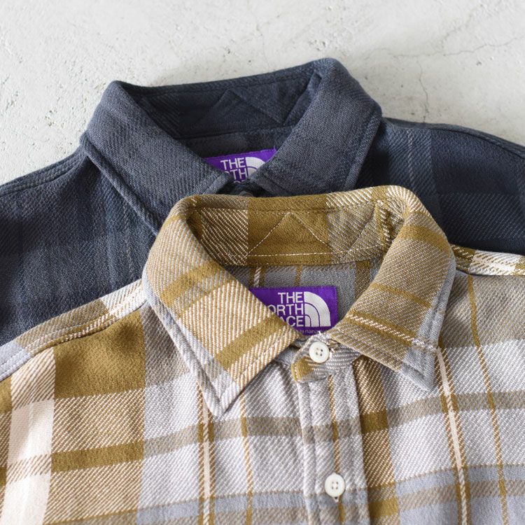 Flannel Plaid Field Shirt フランネルプレイドフィールドシャツ