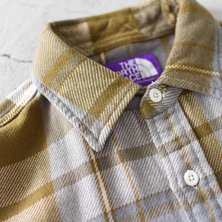 Flannel Plaid Field Shirt フランネルプレイドフィールドシャツ