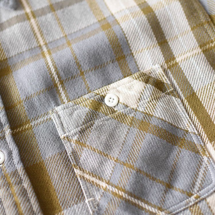 Flannel Plaid Field Shirt フランネルプレイドフィールドシャツ