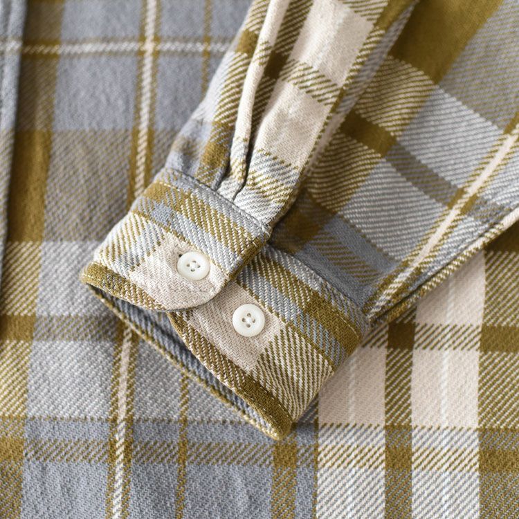 Flannel Plaid Field Shirt フランネルプレイドフィールドシャツ