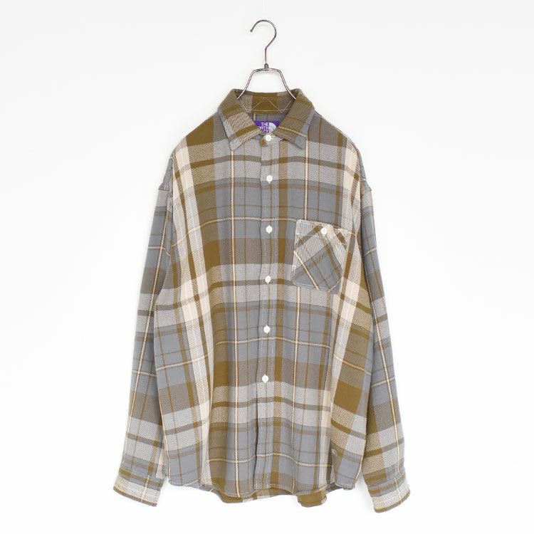 Flannel Plaid Field Shirt フランネルプレイドフィールドシャツ