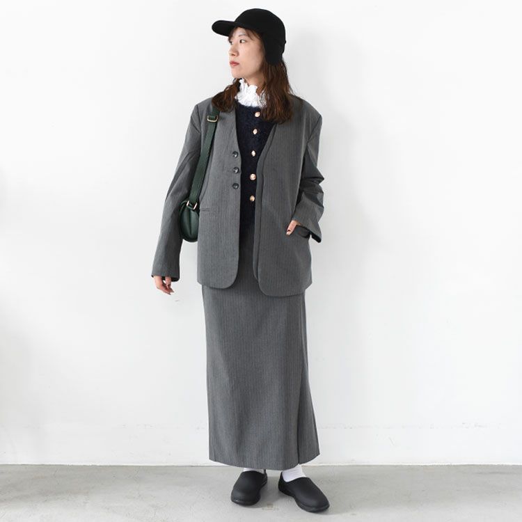 Heather Stretch Middleskirt ヘザーストレッチミドルスカート