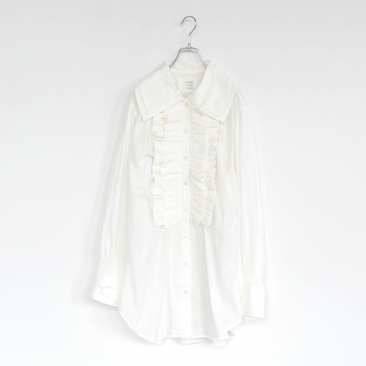 double collar frill blouse ダブルフリルカラー　ブラウス
