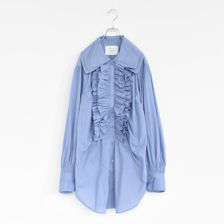 double collar frill blouse ダブルフリルカラー　ブラウス