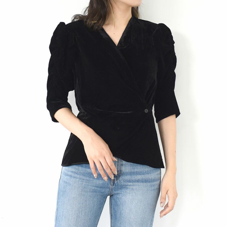 Velour Gather Blouse ボリュームギャザーブラウス