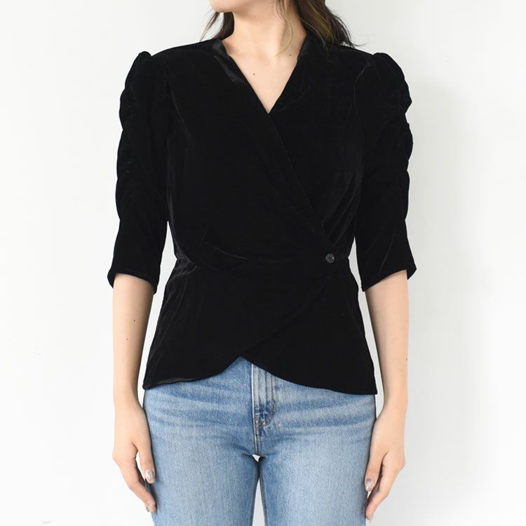Velour Gather Blouse ボリュームギャザーブラウス