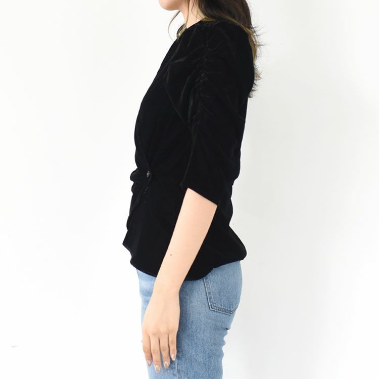 Velour Gather Blouse ボリュームギャザーブラウス