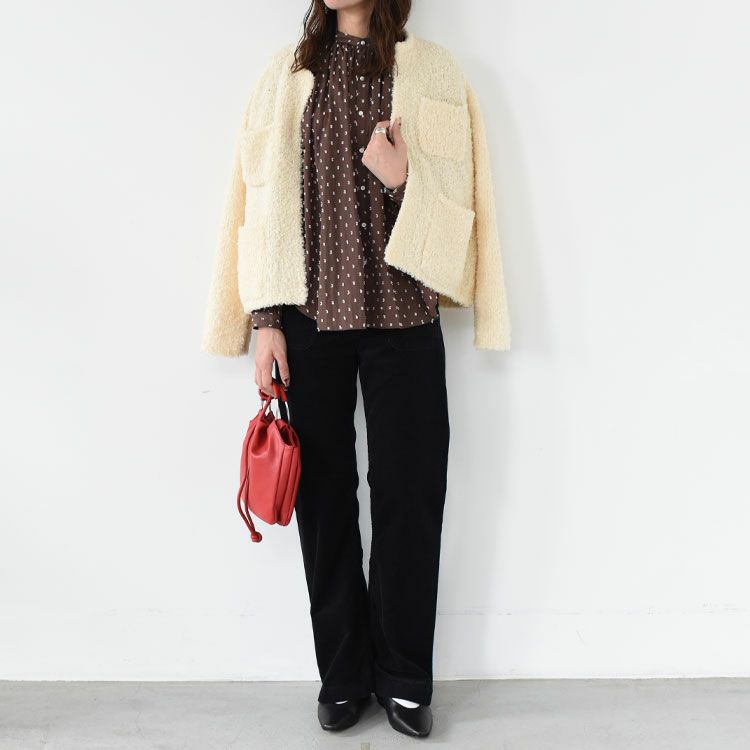 NYLON DOT JACQUARD AMICAL SHT ナイロンドット ジャカード アミカルシャツ