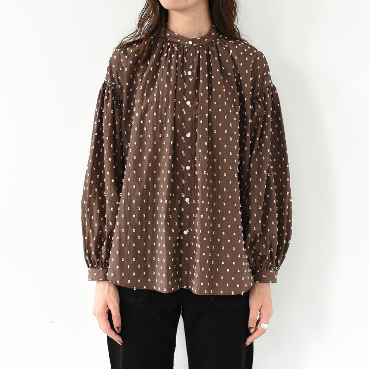 NYLON DOT JACQUARD AMICAL SHT ナイロンドット ジャカード アミカルシャツ