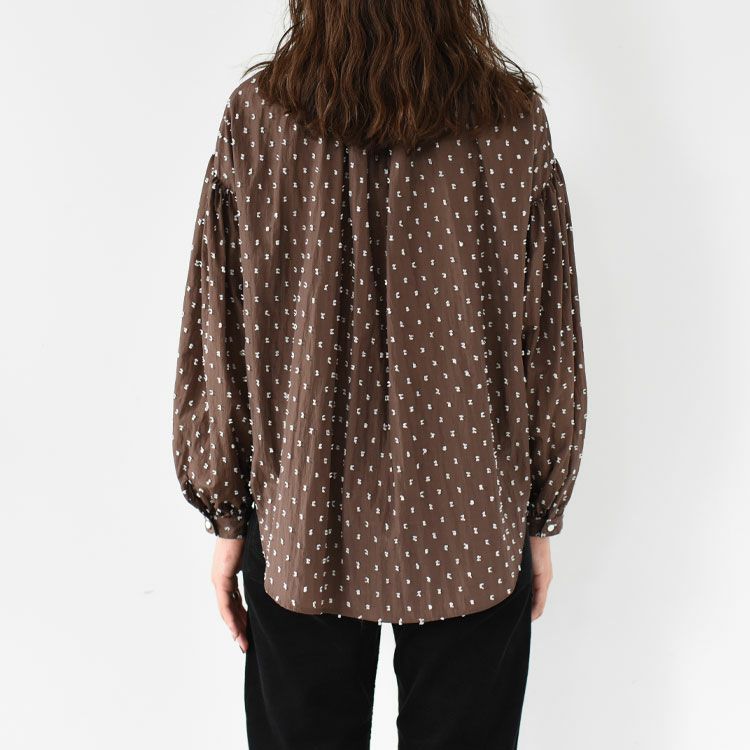 NYLON DOT JACQUARD AMICAL SHT ナイロンドット ジャカード アミカルシャツ