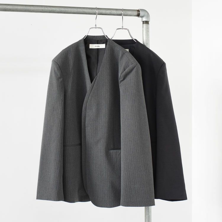 Collarless Over Jacket カラーレス オーバージャケット
