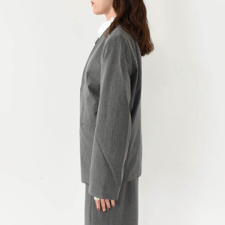 Collarless Over Jacket カラーレス オーバージャケット